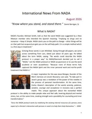 Front page of Summer 2026 newsletter